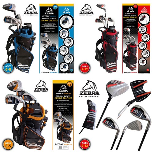 Zebra junior golf set 6 - zebra,